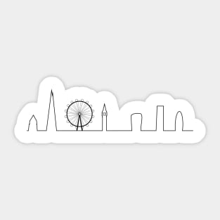 London Skyline Sticker